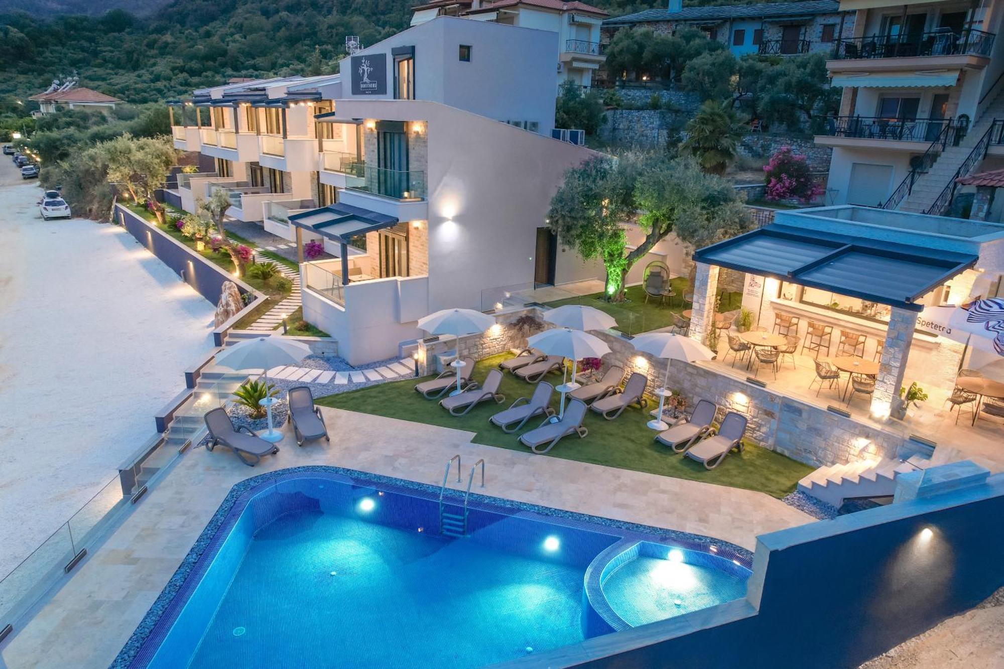 Brothers Htl Thassos Chrysi Ammoudia Extérieur photo