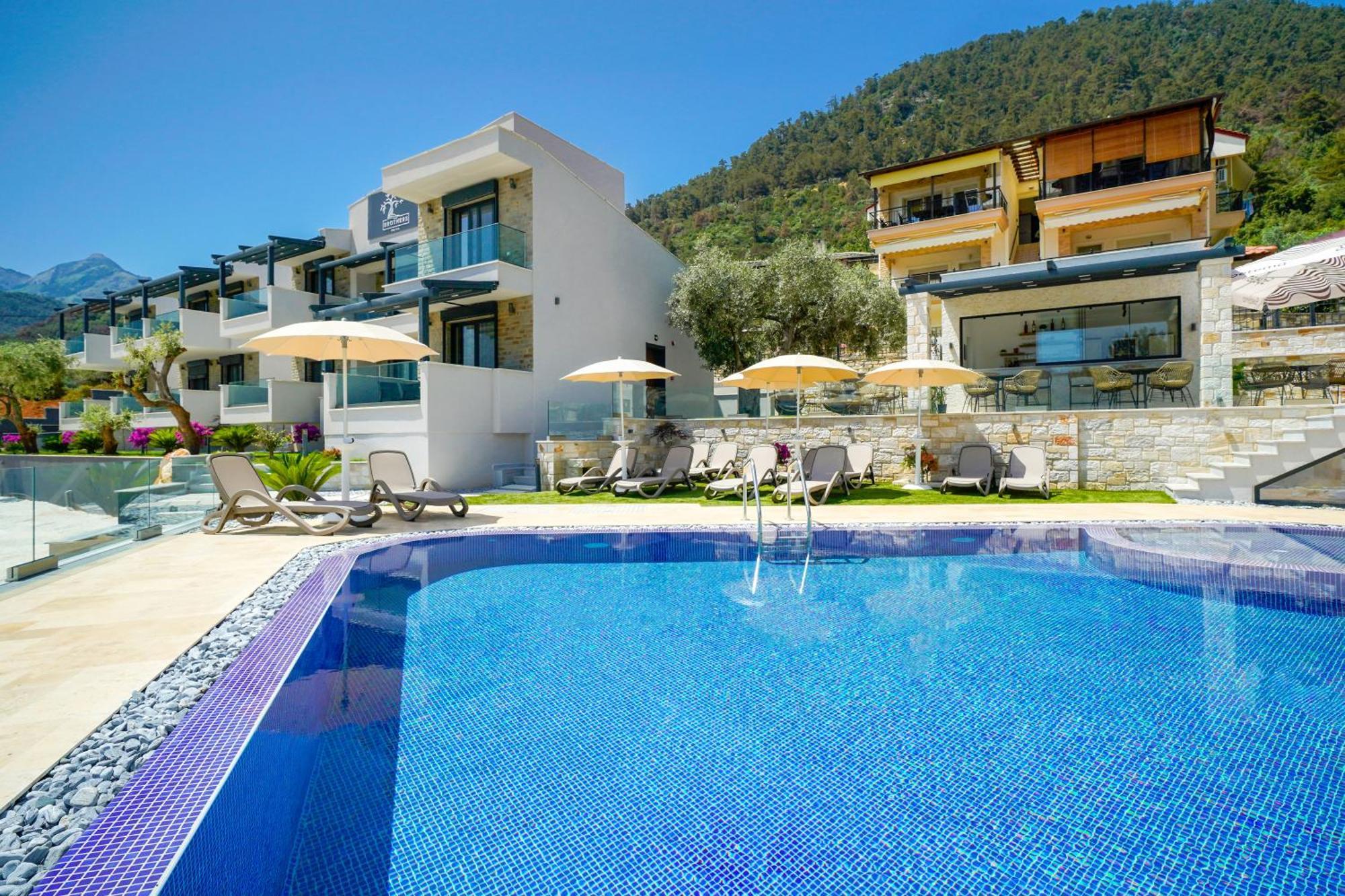 Brothers Htl Thassos Chrysi Ammoudia Extérieur photo
