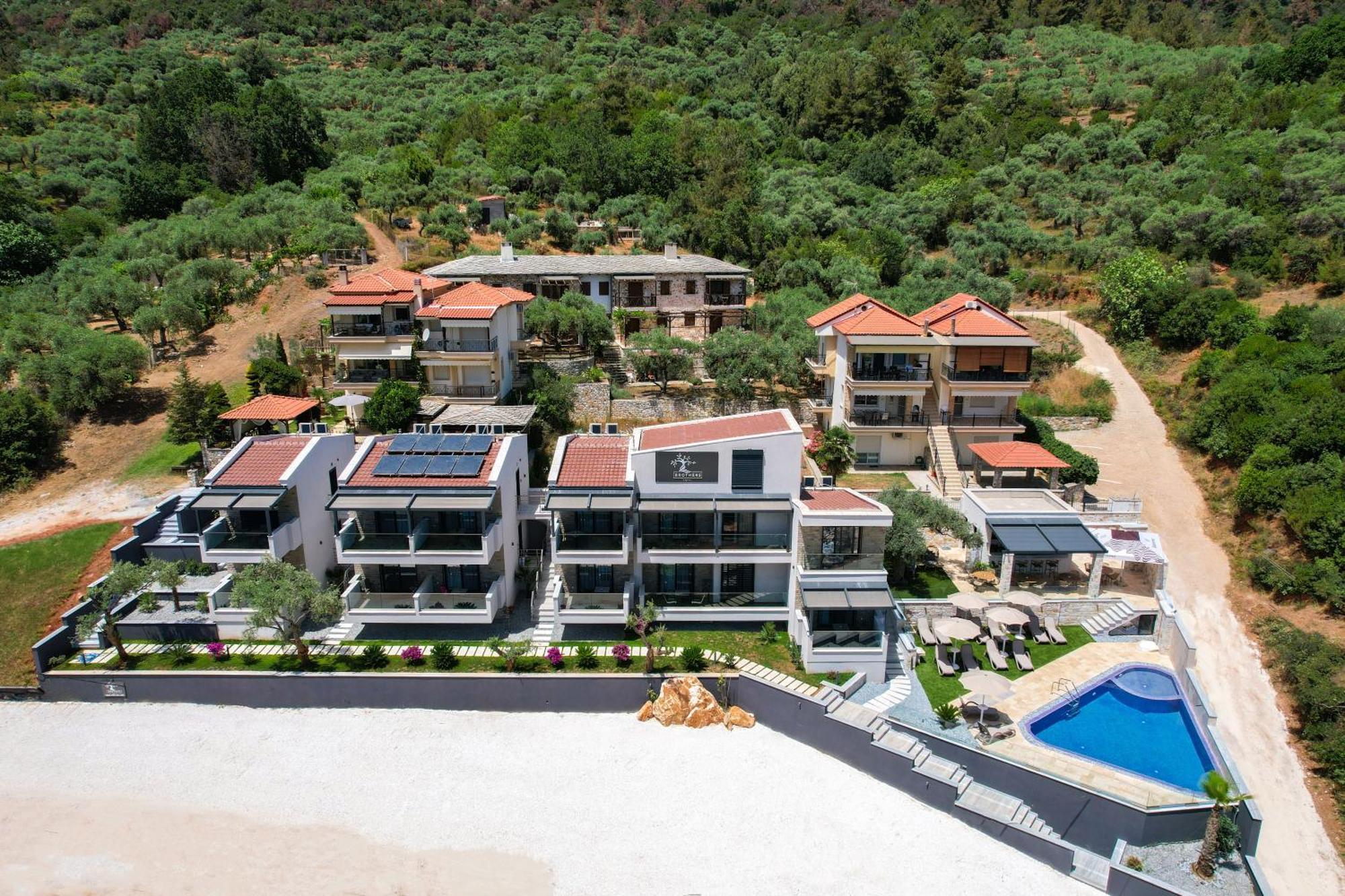 Brothers Htl Thassos Chrysi Ammoudia Extérieur photo